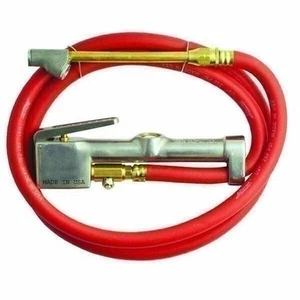 Mandril de aire recto de doble cabezal Milton 501 calibre inflador de ventana 10-160 PSI 5' - Imagen 1 de 1