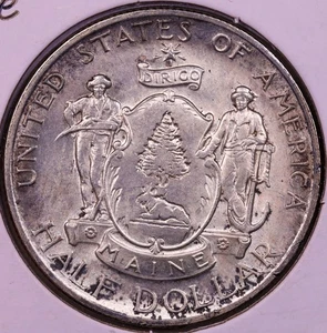 1920-P Maine Commemorative Half Dollar BU ***RARE ORIGINAL COIN*** - Picture 1 of 2