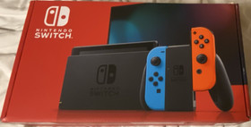 Nintendo Switch Console Neon Blue & Red Joy-Con 32GB Wi-Fi Handheld System
