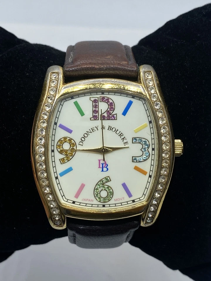 Relógio feminino Dooney & Burke 42mm WR quartzo cristal acento - Imagem 1 de 4