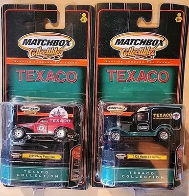 matchbox Texaco 39 Chevy Panel Van & 29 Model A Truck premiere collectibles 2000 - Image 1 of 4
