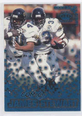 1995 Pacific Triple Folders Rookies & Stars Blue James Stewart #RS-17 RC - Image 1 of 2