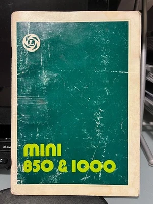 Mini 850/1000 Driver's Manual 1976 - Image 1 of 3