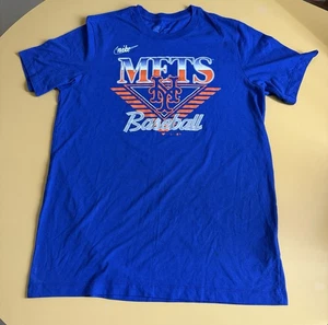 Nike MLB New York Mets Baseball T-Shirt Blau Sport Fan Merchandise Herren Large - Bild 1 von 7