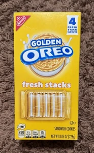 Golden Oreo Fresh Stacks Cookies (4 Sleeves) Nabisco 30OCT25 Mindesthaltbarkeitsdatum - Bild 1 von 7