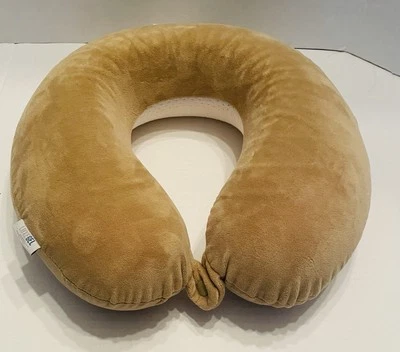 Almohada de viaje Luxe Gel Espuma Cuello, Usada en Excelente Condición, Cubierta Extraíble con Cremallera Foto 1 de 3