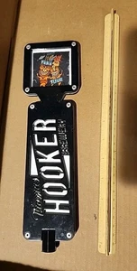 Raro mango de grifo de cerveza de barril Thomas Hooker Tiki Tour 11" de acero - Imagen 1 de 4