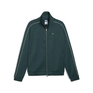 PUMA T7 Scuba Track Jacket Mens Green Casual Athletic Outerwear 63233075 - Picture 1 of 4
