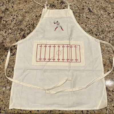 William Sonoma Kids Football player Cream Chefs Apron - Image 1 of 4