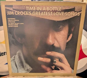 JIM CROCE: Time In A Bottle Greatest Love Songs 1976 Lifesong LP JZ3500 VG+/VG - Picture 1 of 5