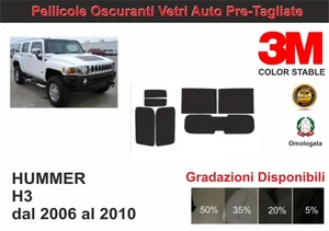 Pellicola oscurante vetri Hummer H3 T dal 2008 al 2010 Kit posteriore 3M - Imagen 1 de 1