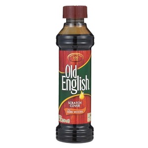 Old English Scratch Cover for Dark Woods, 8 Ounce Bottle, Wood Polish New
