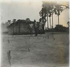 Africa Gambia? Photo Q3 Plate Glass Stereo Positive Vintageca 1920