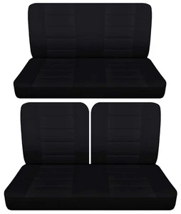 50/50 top front & solid rear bench seat covers fit 1964 Chevelle malibu 2dr seda - Picture 1 of 1