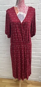 Abito posy Iona Batik Posy nuovo con etichette UK 16 grazioso rosso chiarot prezzo di zecca £46 - Foto 1 di 11