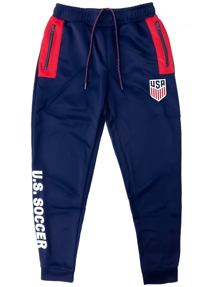 Official Icon Sports USMNT Navy Joggers - Licensed U.S. Soccer Sweatpants