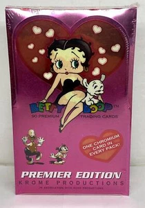 Caja de tarjetas coleccionables Betty Boop Premier Series 1 sellada de fábrica 1995 cromo - Imagen 1 de 5