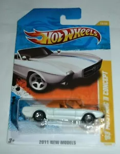 2011 HOT WHEELS 2011 NEW MODELS 14/50 - '63 MUSTANG II CONCEPT PEARL WHITE - Picture 1 of 3