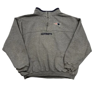 De Colección New England Patriots NFL Fútbol Pullover Sudadera Logo Atlético XL Cuadrado - Imagen 1 de 8