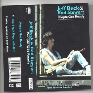 JEFF BECK & ROD STEWART - "PEOPLE GET READY" '92 Cassette Single 657756 4 - Picture 1 of 3