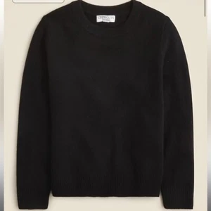 J Crew Crewcuts Kids' cashmere crewneck sweater XXL 14 15 Black - Picture 1 of 9