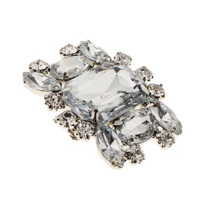 DIY Strass Schuhclips Schnalle Schuhschmuck Dekor für Brautschuh Hochzeit - Bild 1 von 12
