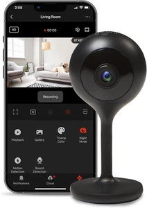 Look 1080P HD Smart Indoor Security Camera – Motion Detection, Night Vision, Two - Picture 1 of 12