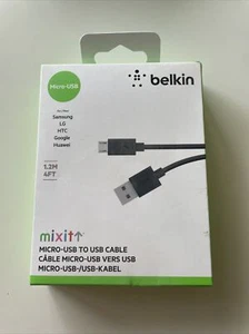 BELKIN - 4FT BLK MICRO USB TO USB CHARGE OPEN BOX - Picture 1 of 1