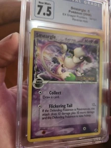 Juego de cartas coleccionables Pokémon Smeargle EX Dragon Frontiers SELLO 39/101 PSA CGC 7.5 - Imagen 1 de 4