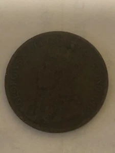 1919 Canada One Cent Georgivs V Dei Gra Rex Et Ind Imp - Picture 1 of 4
