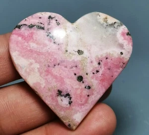 Sehr seltener natürlicher Rhodochrosit Kristall Herz Reiki Stein Heilung - Bild 1 von 8
