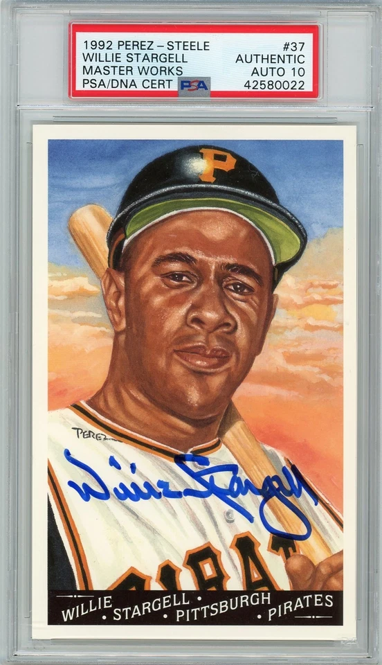Willie Stargell Signed Perez Steele Master Works - PSA DNA 10 - Image 1 of 1