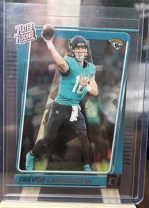 2021 Panini Clearly Donruss - Rated Rookie #51 Trevor Lawrence (RC) - Picture 1 of 2