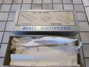 MODEL MASTERPIECES 100 FOOT TURNTABLE KIT HO SCALE //// - Picture 1 of 6
