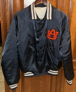 Vintage 1970s Auburn University Jacket Medium Chalk Line - Picture 1 of 15
