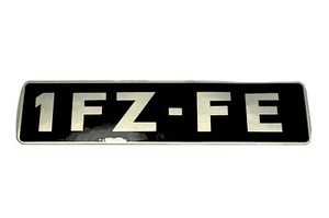 Genuine OEM Toyota Land Cruiser 1FZ-FE 1FZFE Decal 80 series - Picture 1 of 2