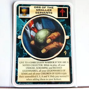 DOOMTROOPER CCG (INQUISICIÓN)-- ORBE de los SIRVIENTES MÁS PEQUEÑOS --NM/COMO NUEVO - Imagen 1 de 1
