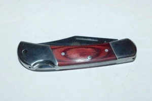 NEAT DAKOTA STAINLESS STEEL LOCKBLADE POCKET KNIFE LG SEEDS ADVERTISING - Picture 1 of 5