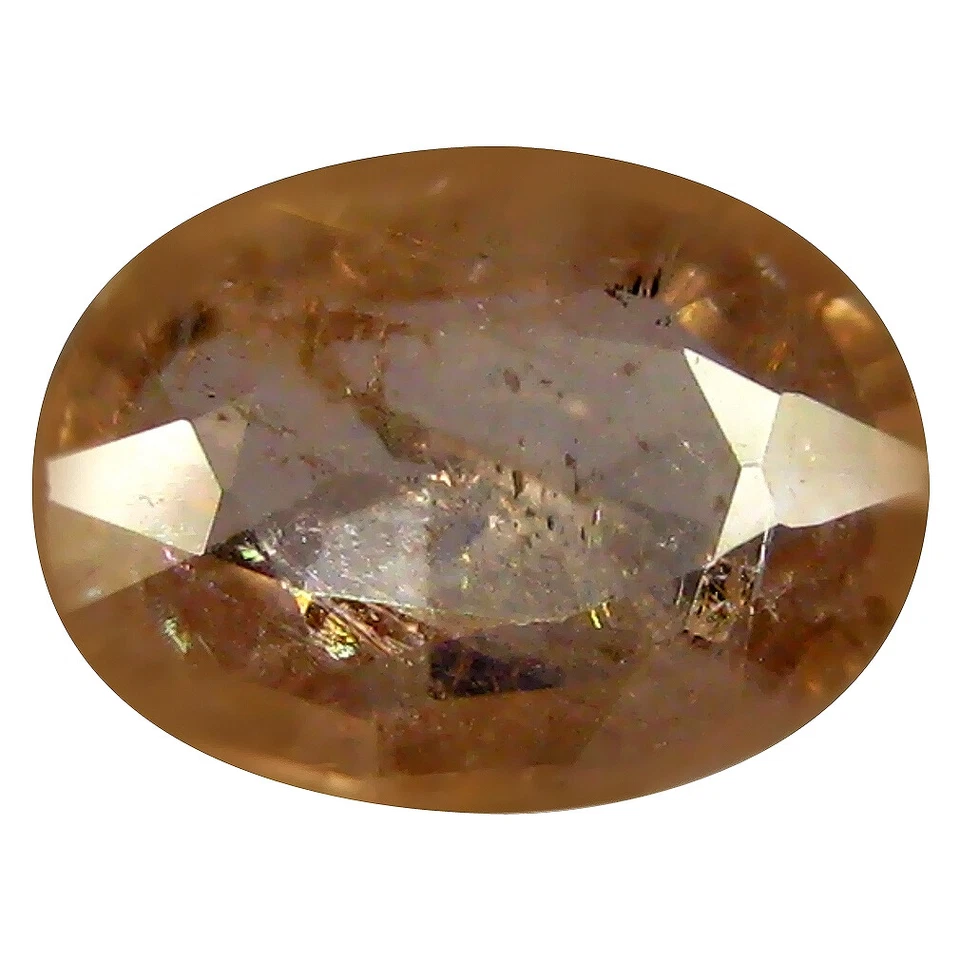 Impresionante piedra genuina de zafiro naranja amarillento con forma ovalada (8 x 6 mm) de 1,65 quilates Foto 1 de 1