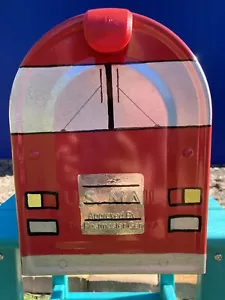 Mailbox Fire Truck Weather And Rust Proof Hand Painted. - Picture 1 of 5