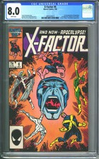 X-Factor #6 CGC 8.0 (1986) - 1st Full Appearance of Apocalypse - White Pages