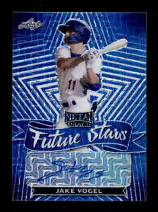 JAKE VOGEL 2021 LEAF METAL DRAFT RARE FUTURE STARS BLUE MOJO AUTO #05/10 BF4360 - Picture 1 of 1