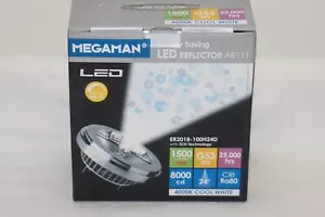 Megaman LED Reflector AR111 ER2018-100H24D G53 18W 4000K Cool White 1500 Lumen - Picture 1 of 5