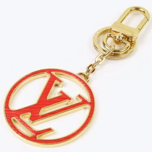 Porta Cles LOUIS VUITTON LV Bolso Circular Dije Llavero Epi Oro M68465 79720 - Imagen 1 de 6