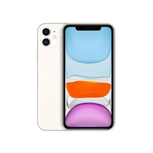 Apple iPhone 11 6.1'' Unlocked 64 GB - White - Heavy Used Condition - Afbeelding 1 van 2