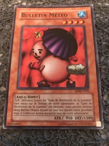 Carte Yu-Gi-Oh ! VF Bulletin Météo Mdm-f020 - Imagen 1 de 2