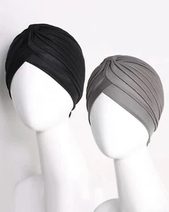 2pcs Turbans for Women Chemo Hats Hair Loss Cap Head Wrap Head Turban Fast Ship - Picture 1 of 5