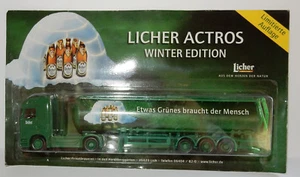 HÜMMER GRELL HO 1/87 Tanker Truck MB Actros Licher Beer Box - Picture 1 of 4
