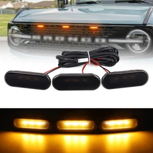 Juego de luces de rejilla LED humo para Ford Bronco Badlands Wildtrak Everglades 2021-24 - Imagen 1 de 11