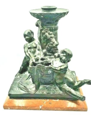 Gaetano Geraci Palermo-Candeliere Bronzo-Fonderia Laganà Napoli-Nino Geraci - Immagine 1 di 4